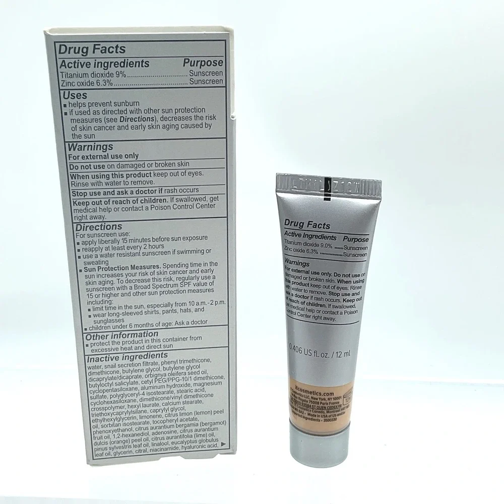 IT Cosmetics CC+ Cream Full Coverage Foundation SPF 50 Light Medium 0.406 oz NEW